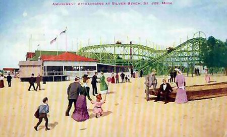Silver Beach Amusement Park - Coaster (newer photo)